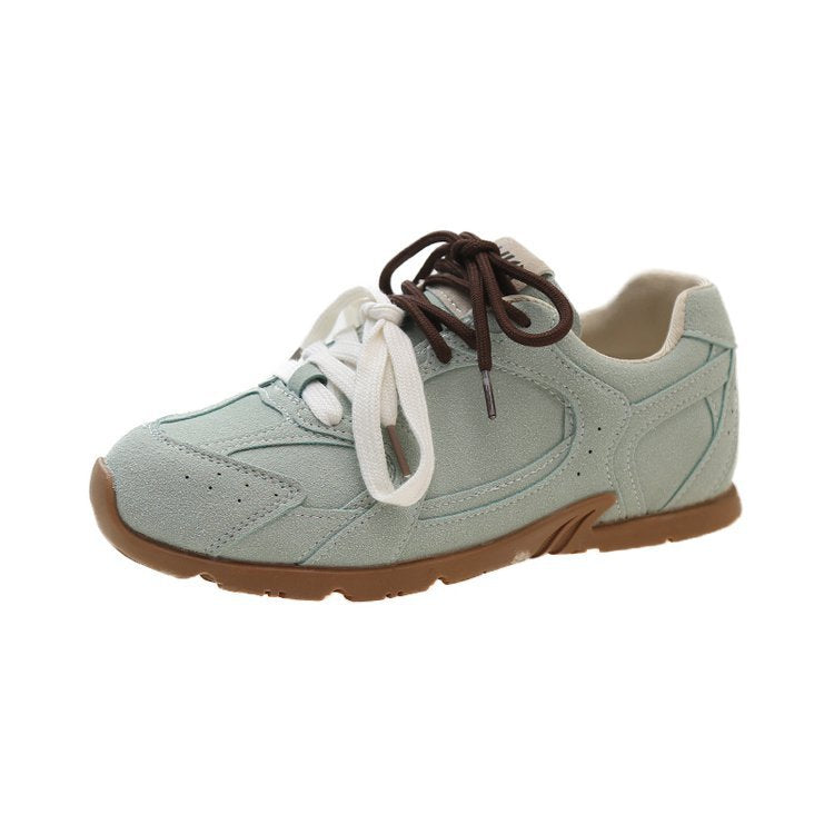 Damen Frühling Beauty Style Retro Plateau Dad Sports Höhe erhöhende Turnschuhe