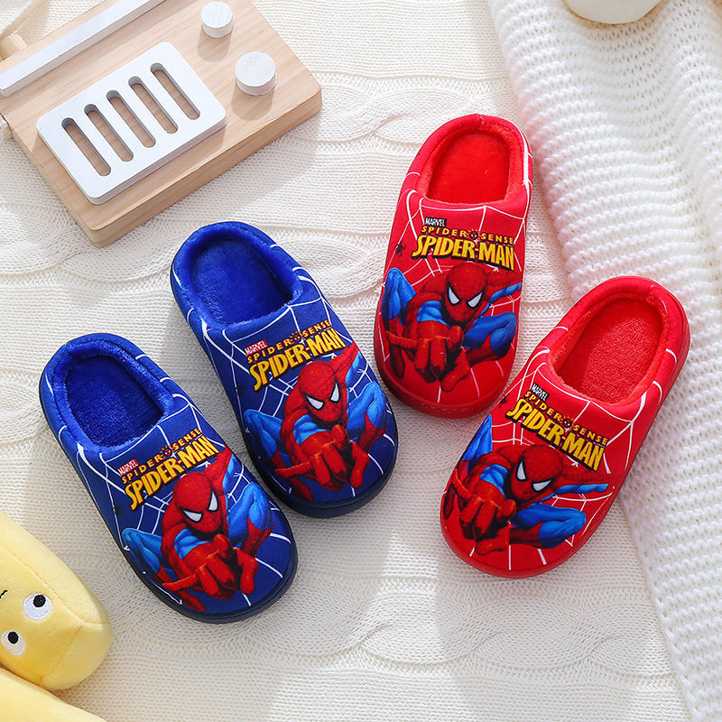 Children's Cotton Medium Large Winter Cartoon Warm Sandals