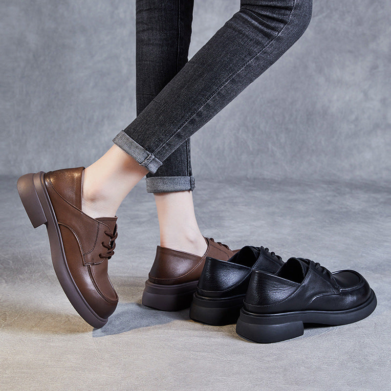 Bequeme Loafer mit weicher Sohle im britischen Stil für Damen