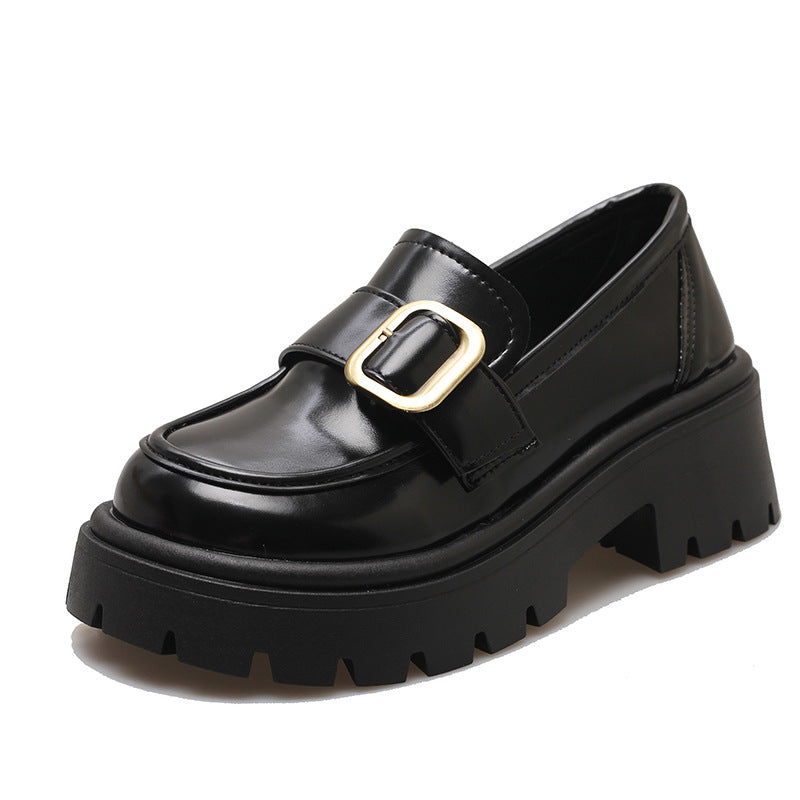 Women's Minority Small British Style Platform Fashion Loafers