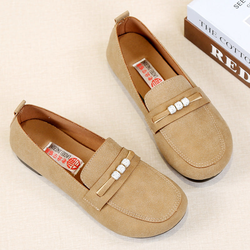 Women's Spring Versatile Flat Soft Bottom Surface Loafers