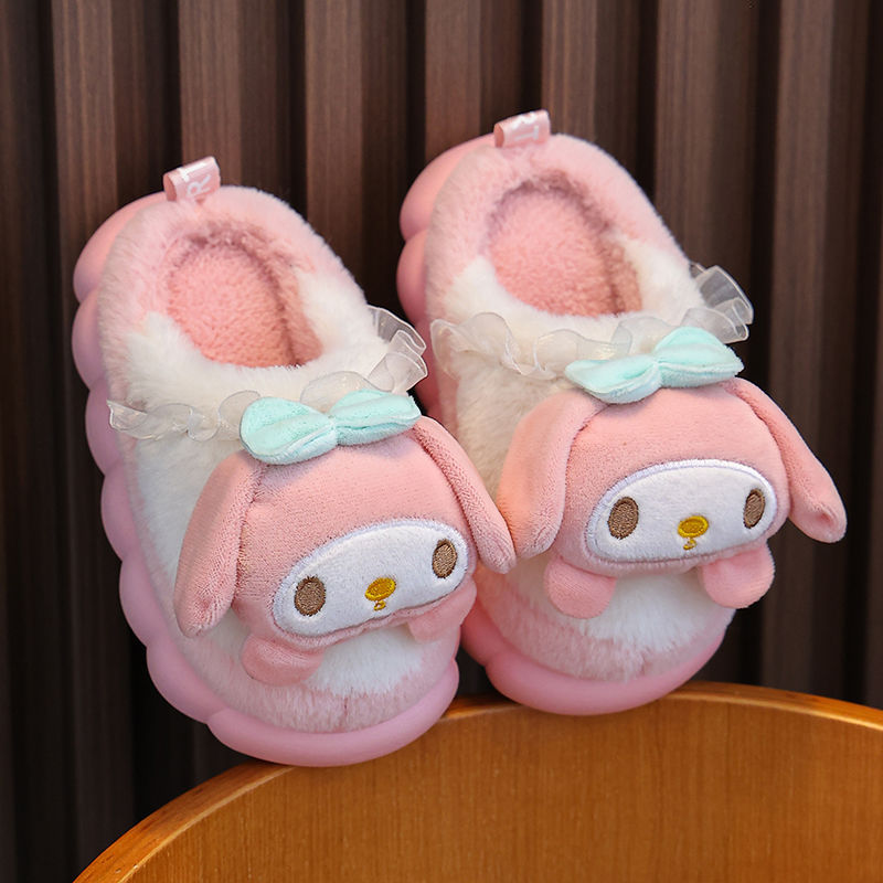 Cute Cartoon Cotton Fleece-lined Thick Comfortable Kid's Shoes