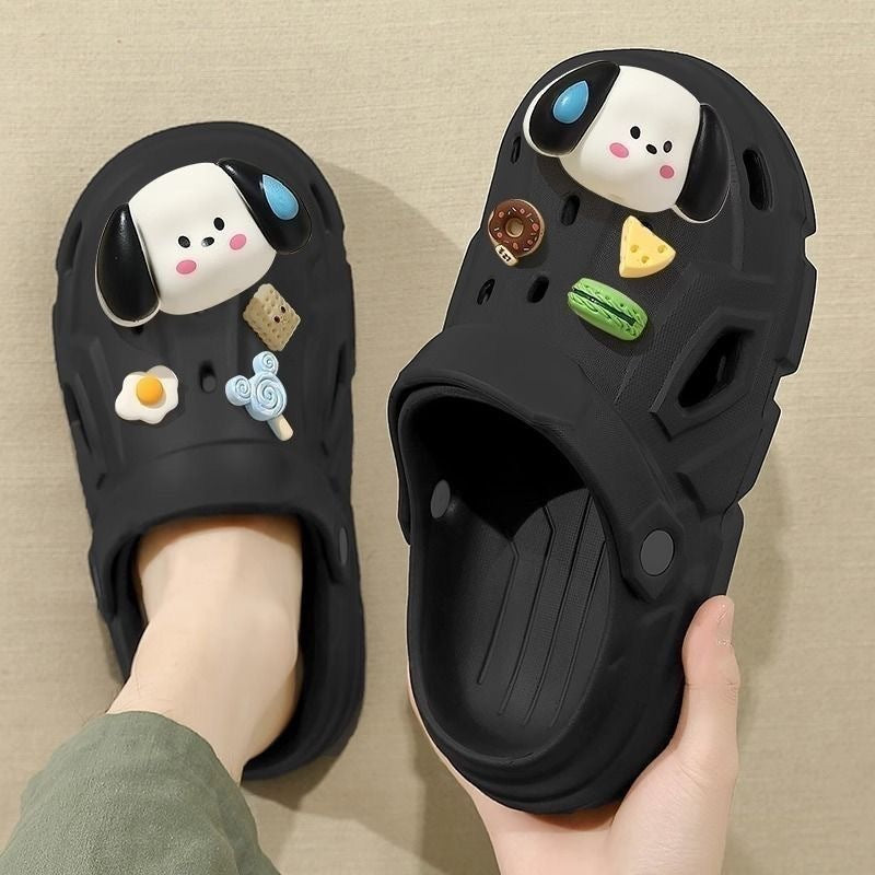 Women's Hole Summer Outdoor Cartoon Closed Toe Women's Shoes