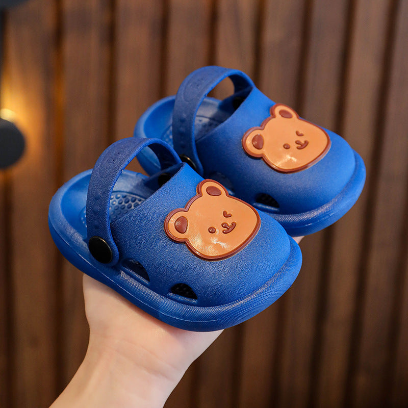 Children's Bear Boys Soft Bottom Home Bathroom Kid's Shoes