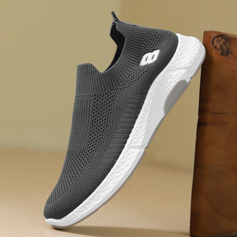 Slouchy Men's Creative Spring Breathable Slip-on Casual Shoes