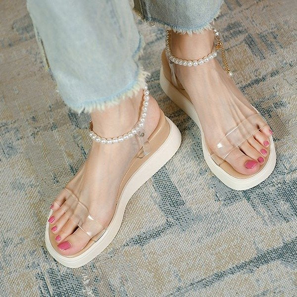 Women's Summer Wedge French Lady High Fairy Sandals