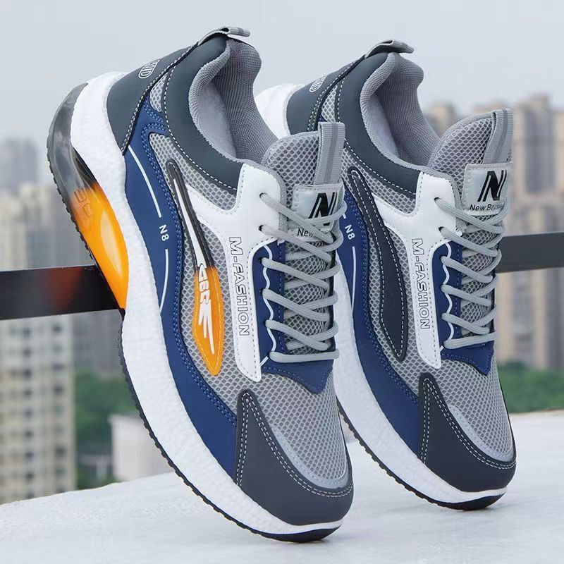 Men's Silk Breathable Mesh Surface Thin Single Hollow Sneakers