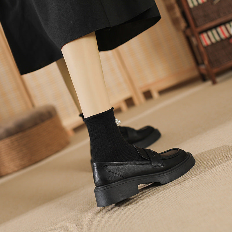 Women's Autumn British Style With Formal Low-cut Loafers