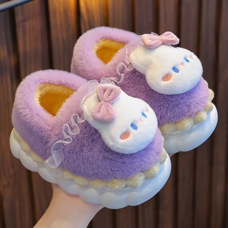 Children's Winter Cotton Furry Bags Warm Infants Kid's Shoes