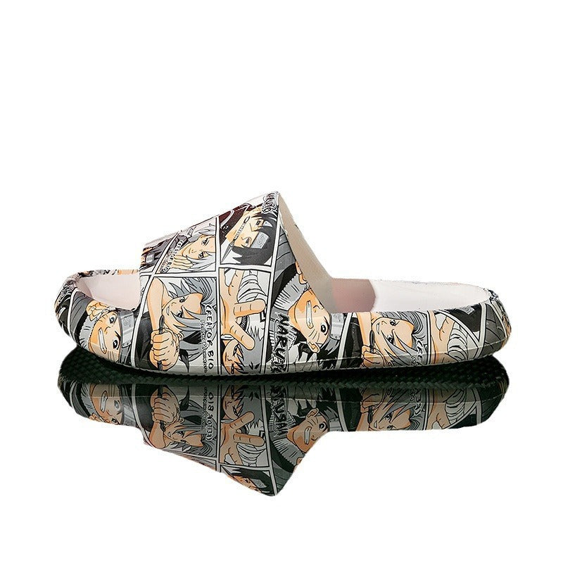 Men's Flip-flops Fashionable Printed Summer Outdoor Wear Flip Flops