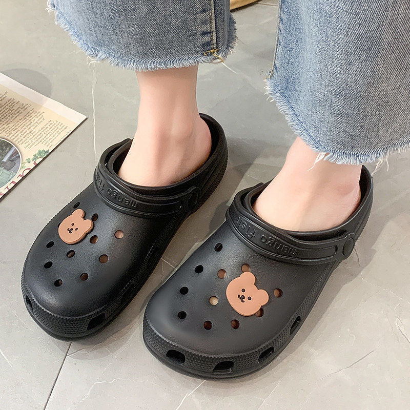 Women's Cute Cartoon Hole Fashion Outer Wear Women's Shoes