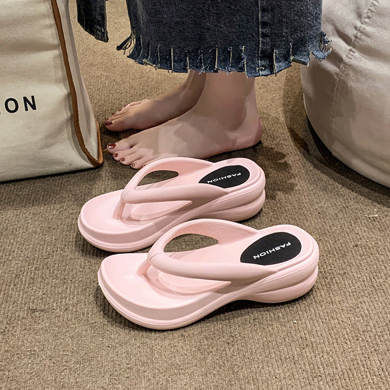 Attractive Popular Summer Platform Beach Outdoor Slippers