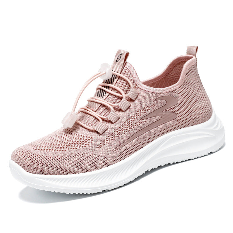 Women's Walking Spring Flying Woven Seamless Breathable Women's Shoes