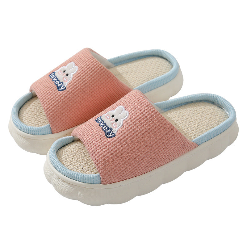 Women's & Men's Summer Thick Bottom For Outdoors Sweat-absorbent House Slippers
