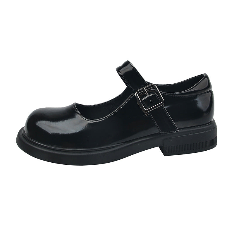 Women's Retro Mary Jane Uniform Widened And Loafers