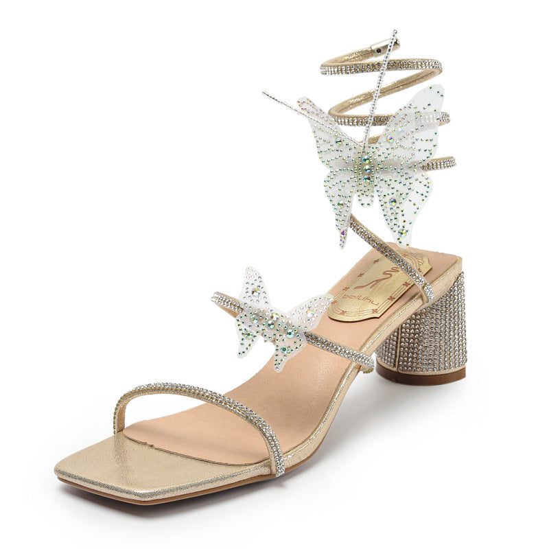 Women's High Summer All-matching Chunky Fairy Style Heels