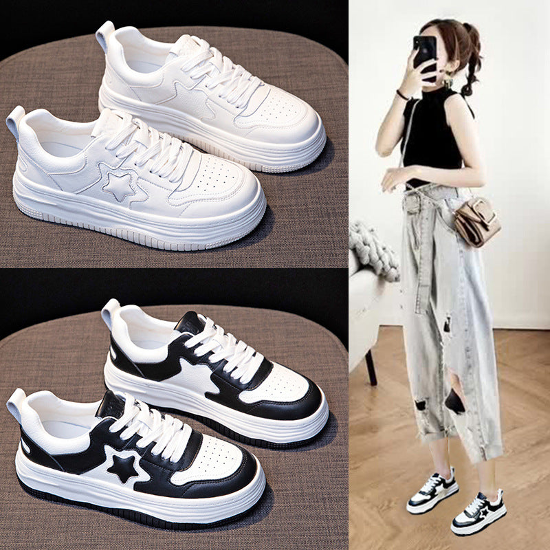 Women's Spring Lightweight Exercise Flat Fashion Korean Casual Shoes