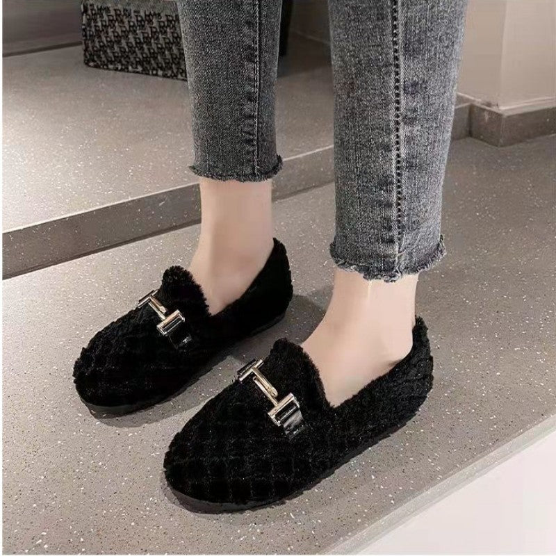 Women's Winter Outdoor Veet Warm Cotton Plus Loafers