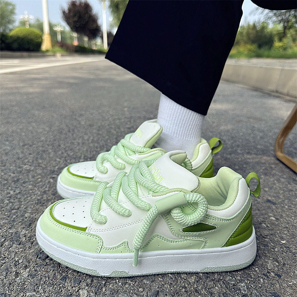 Baskets polyvalentes de style coréen blanc pour femmes, niche d'été