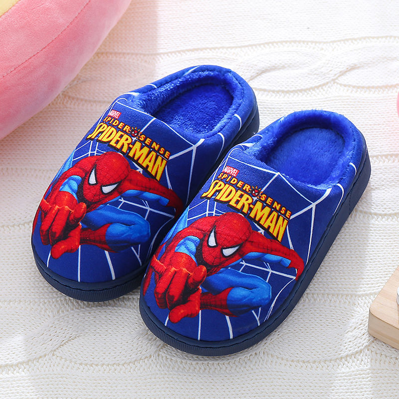 Children's Cotton Medium Large Winter Cartoon Warm Sandals