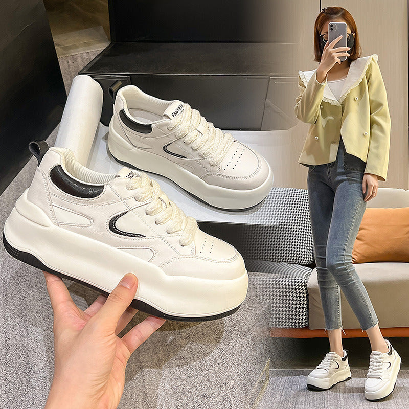 Women's Sports Style Niche Korean Color Matching Casual Shoes