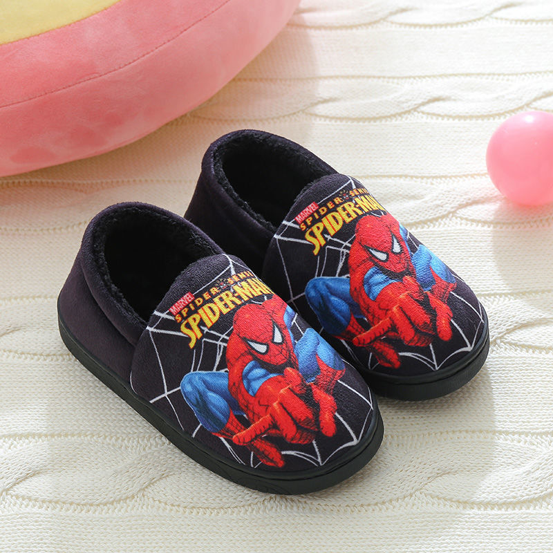 Children's Cotton Medium Large Winter Cartoon Warm Sandals