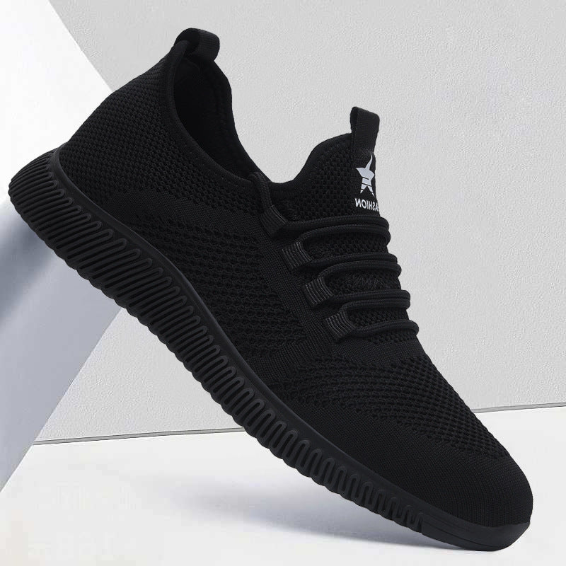 Men's Summer Trendy Mesh Breathable Flying Woven Sneakers