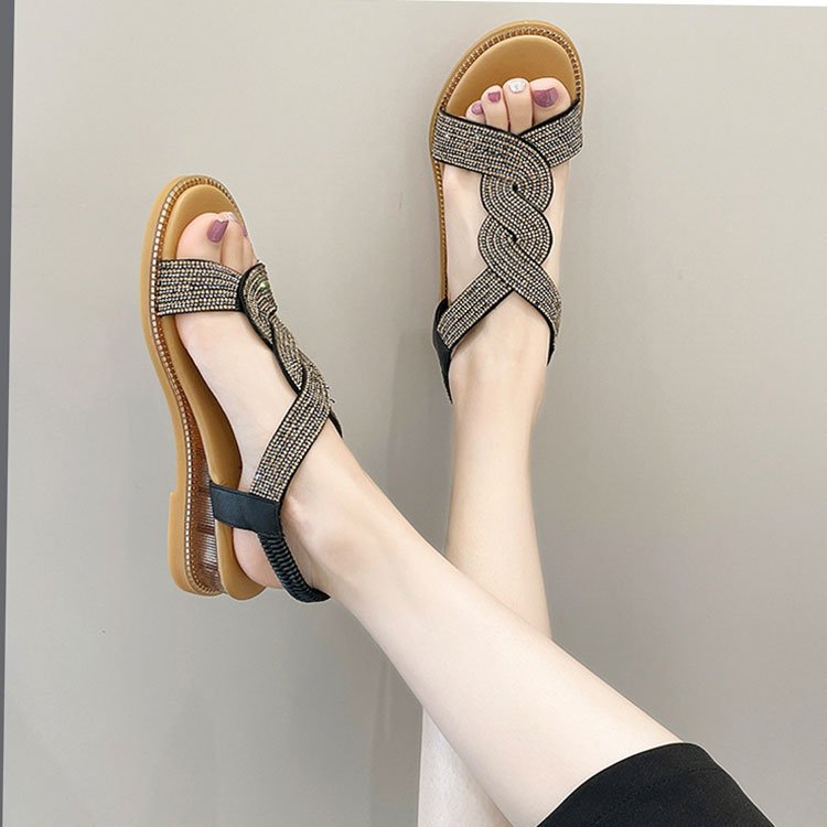 Women's Flat Fairy Style Soft Bottom Comfortable Sandals