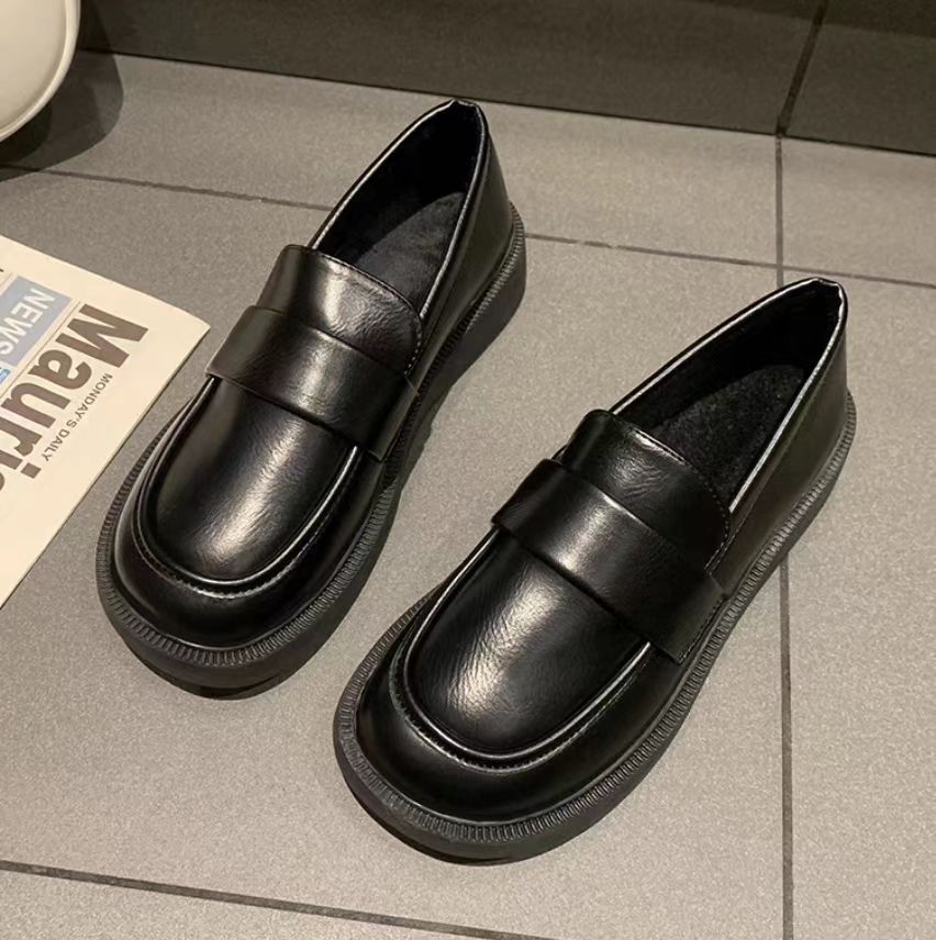 Slip-On-Loafer mit weicher Sohle im koreanischen Frühlingsstil für Damen