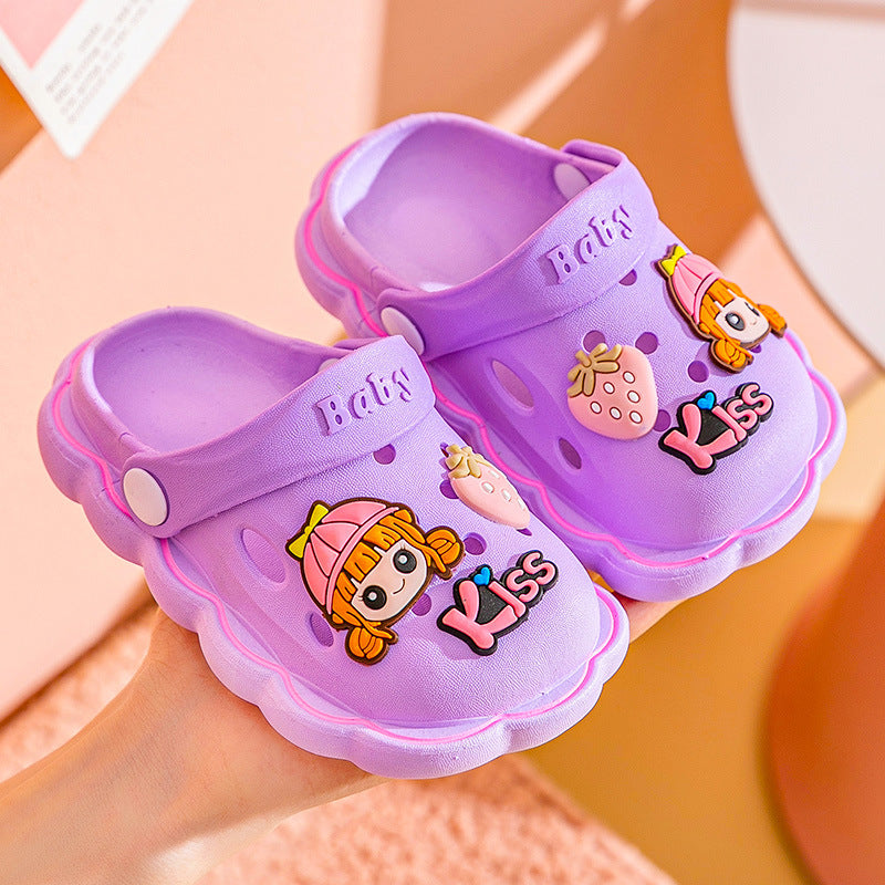 Children's Summer Closed Toe Indoor Soft Bottom Sandals