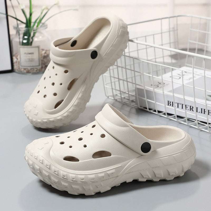 Women's & Men's Hole Summer Outdoor Cute And Breathable Non-slip Women's Shoes