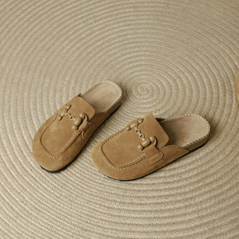 Chaussons Birkenstock à bout fermé et boucle rétro pour femmes