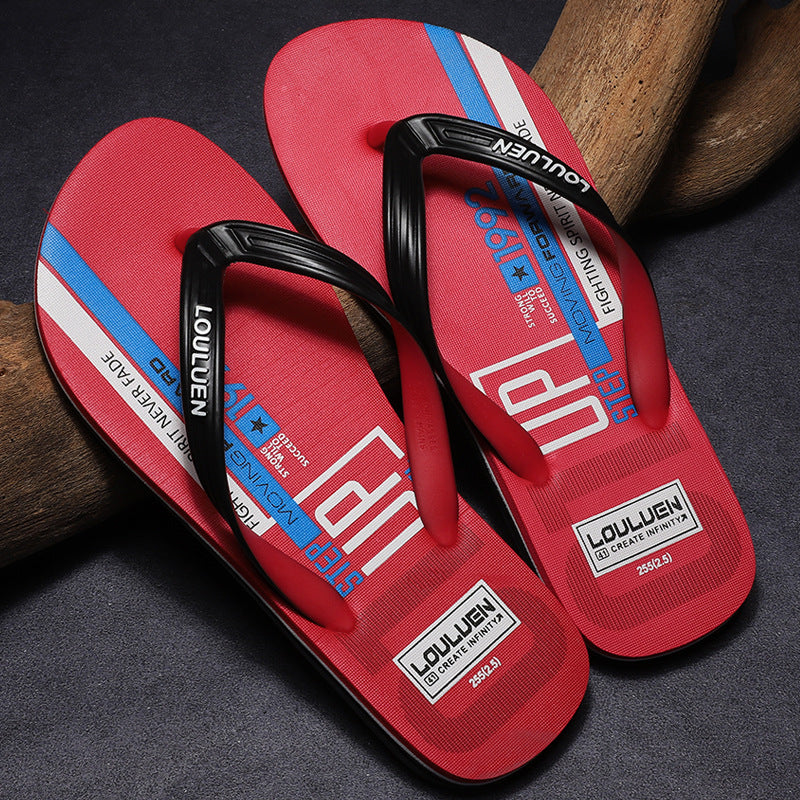 Herren rutschfeste Persönlichkeit Trend Jugend weniger Strand Flip Flops