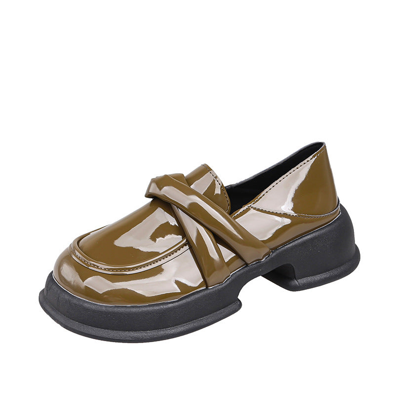 Damen Jane Chunky Retro Loafer mit dicker Sohle