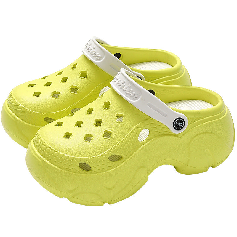 Women's Hole Summer Outdoor Thick Bottom Home Women's Shoes