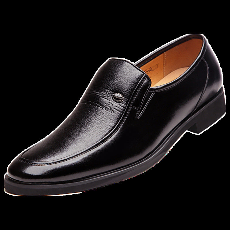 Jolies nouvelles chaussures en cuir respirant en cuir de vachette classique pour hommes