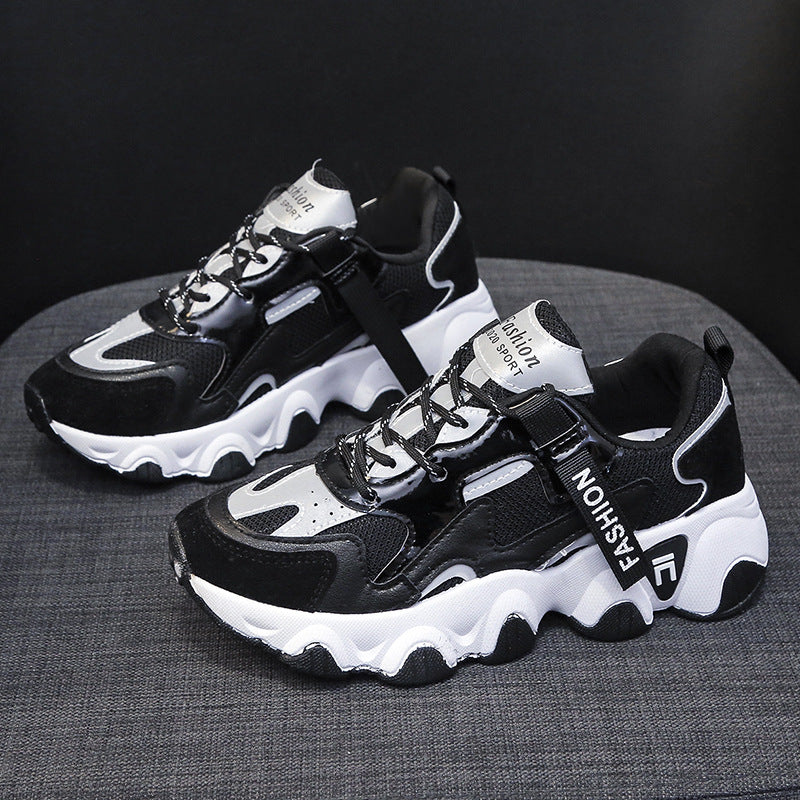 Women's Spring Breathable Korean Style Platform Sneakers