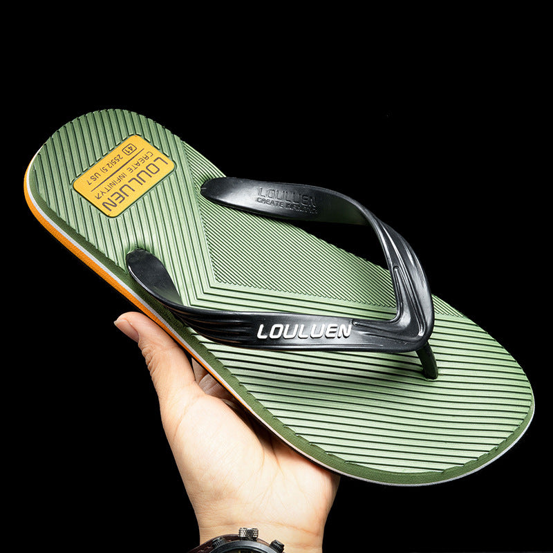 Neue Herren Sommer rutschfeste Flip-Flop Outdoor-Flip-Flops