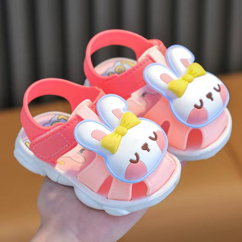 Summer Plastic Toddler Closed Toe Cute Super Soft Kid's Shoes