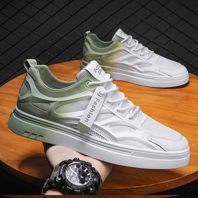 Men's Breathable Thin Mesh Autumn Tiny Whiteboard All-matching Sneakers