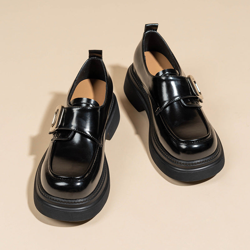 Bottom Small Female College Style Muffin Loafers