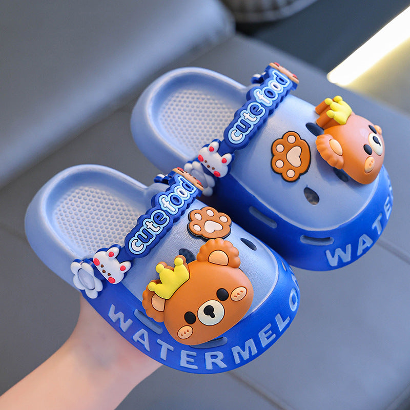 Children's Summer For Outdoor Soft Bottom Hole Sandals