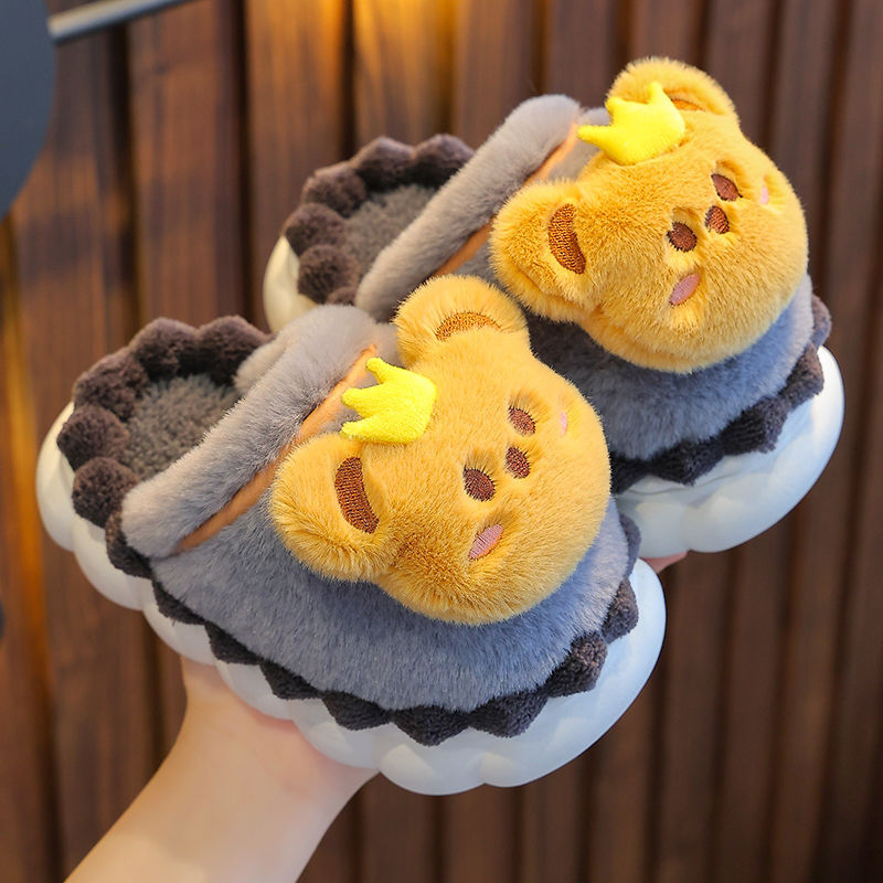 Children's Winter Cotton Furry Bags Warm Infants Kid's Shoes