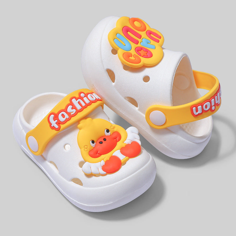 Children's Summer Hole Cartoon Home Wear Soft Kid's Shoes