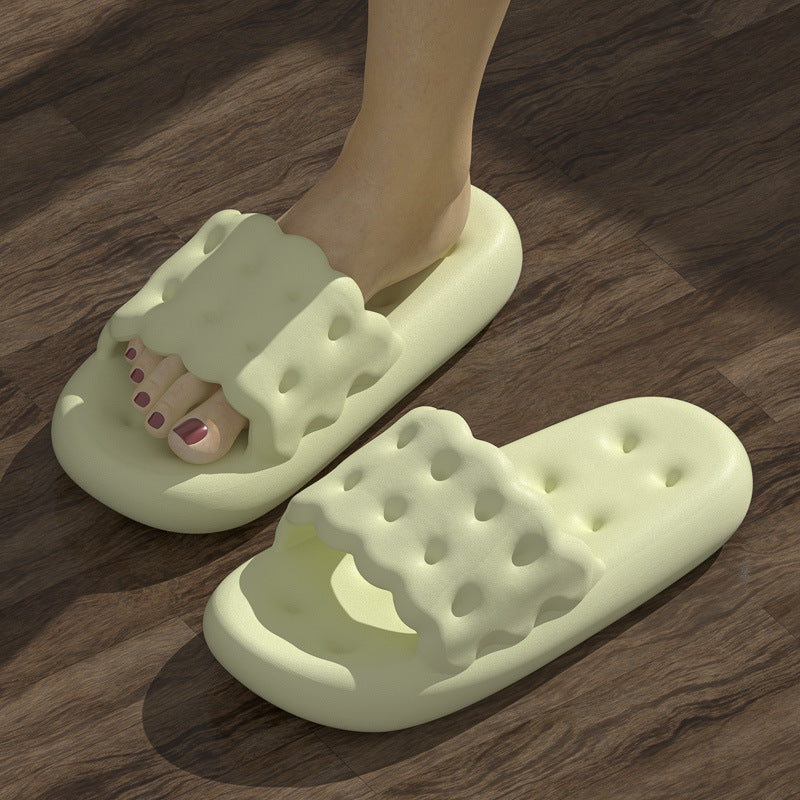 Women's & Men's Summer Anti-slip Couple Home Indoor Platform House Slippers