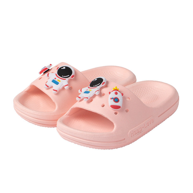 Children's Spaceman Summer Cartoon Cute Hole Sandals