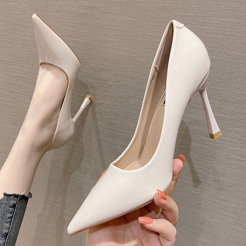 Women's Stiletto Pointed Patent Super High Women's Shoes