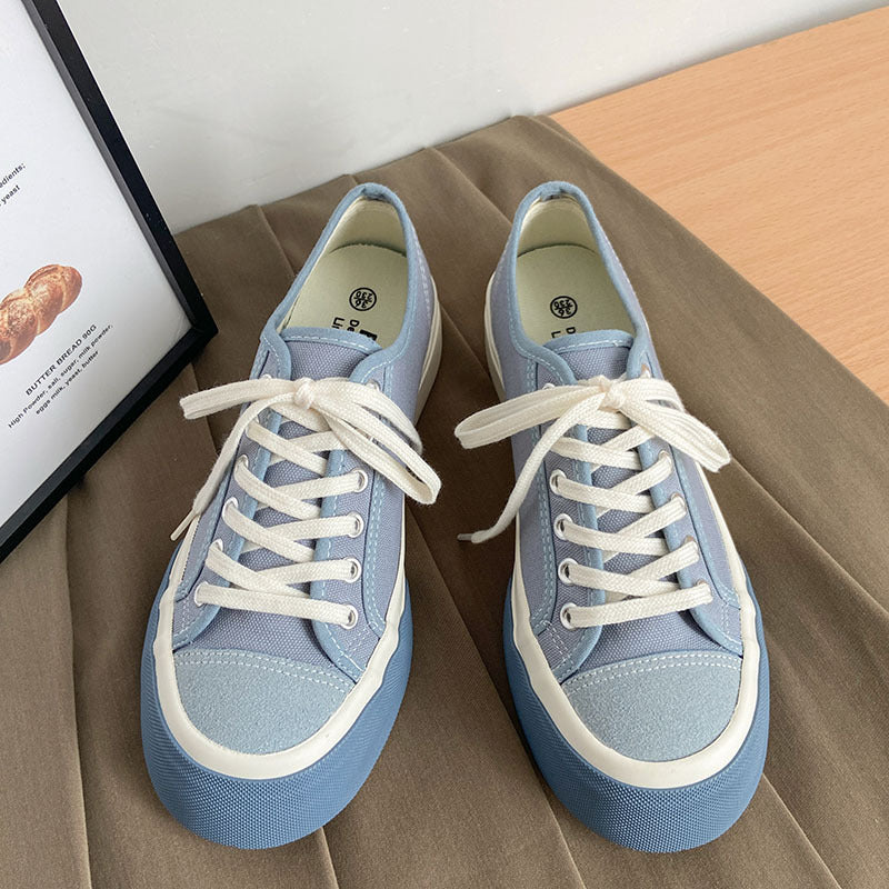 Vielseitige Canvas-Schuhe in Keksform für Damen im Sommerstil