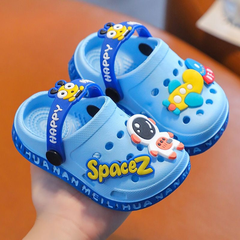 Children's Cartoon Indoor Soft Bottom Household Toe Kid's Shoes