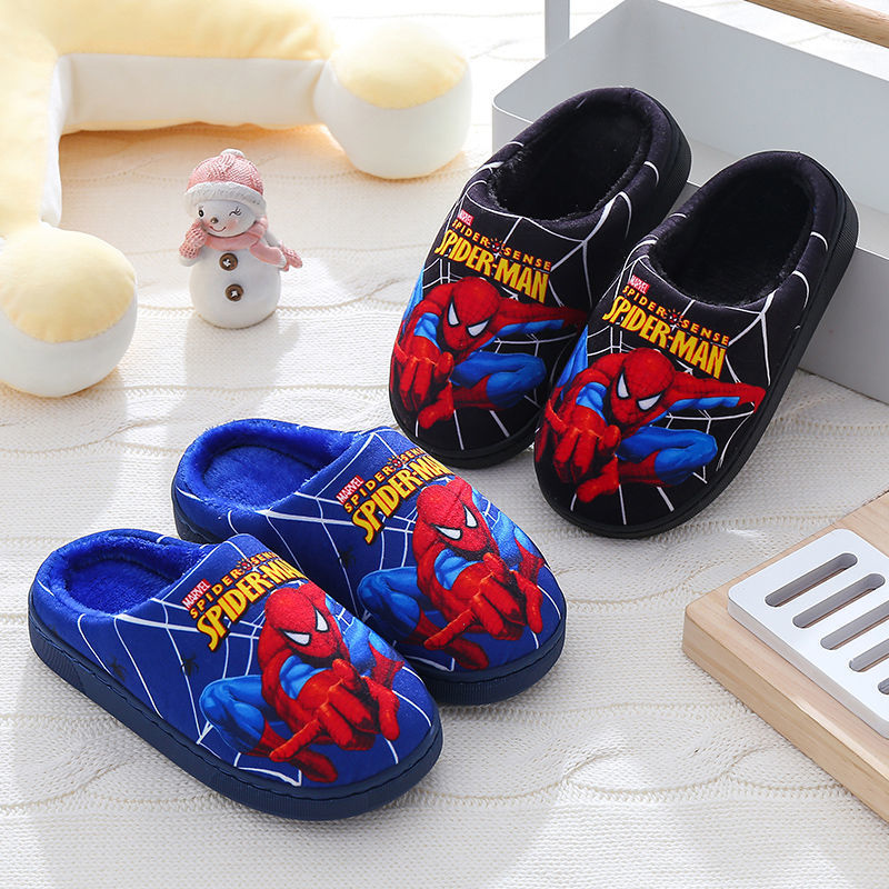 Children's Cotton Medium Large Winter Cartoon Warm Sandals